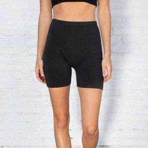 BRANDY MELVILLE Griffin Biker Black Shorts